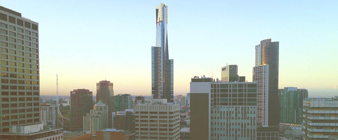 Melbourne city skyline